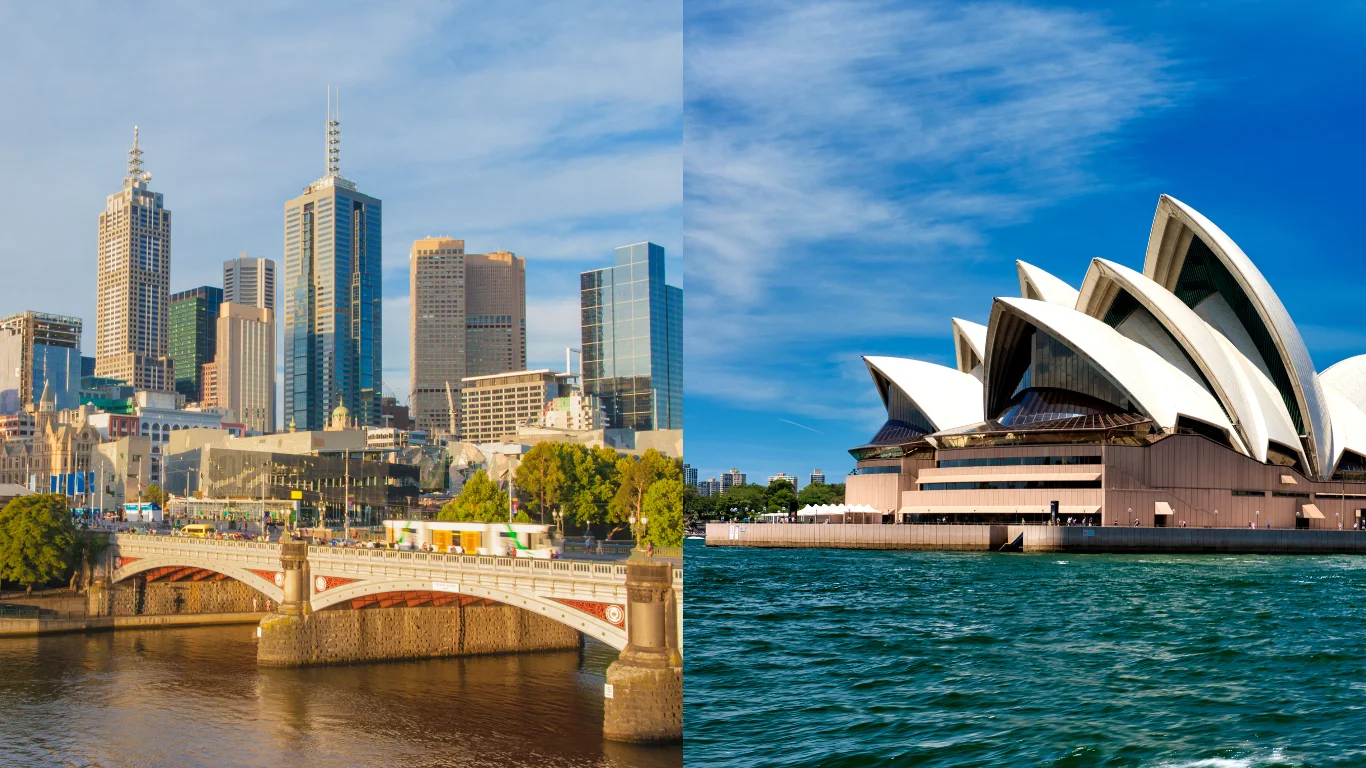 Melbourne & Sydney