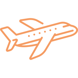 Airplane flying