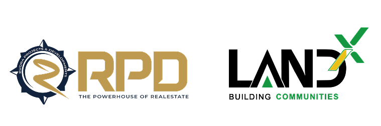 Logos of RPD and Landx company